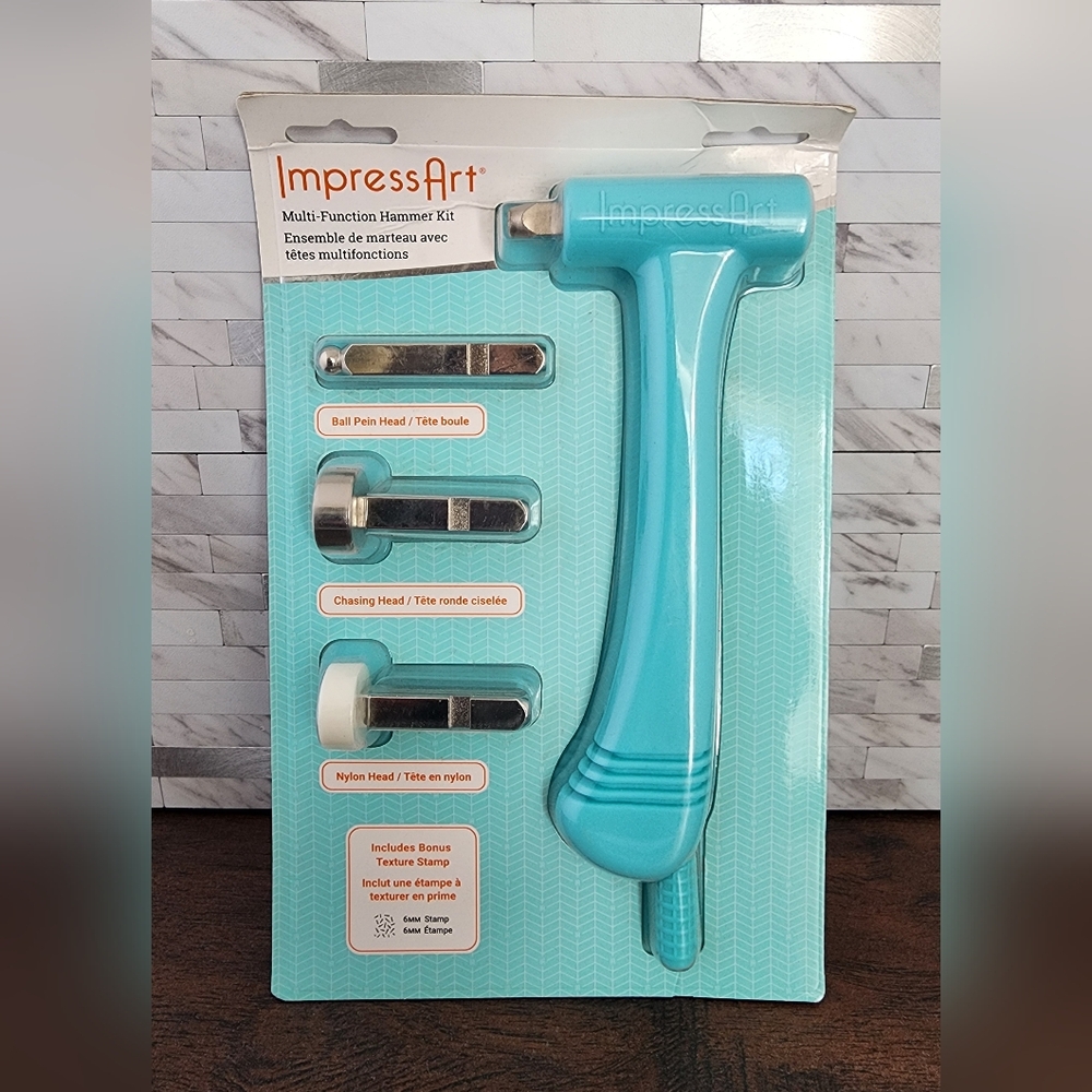 Impress Art Multi-Function Hammer Kit ball pein, chasing, nylon, texture